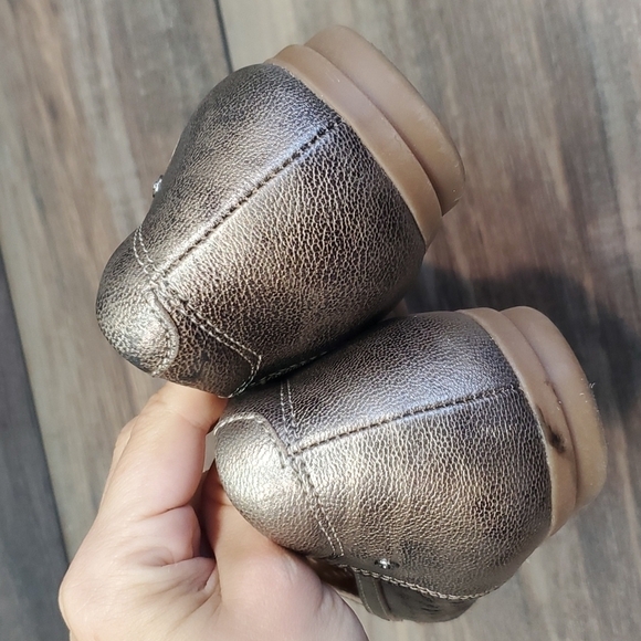 Cobb Hill Womens MALLKA Metallic Leather Flats slip on shoes sz 7.5 - Picture 6 of 14